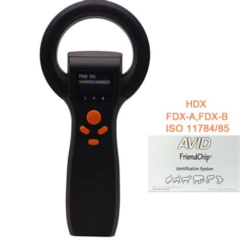 fdx b rfid tag|avid fdx identification system.